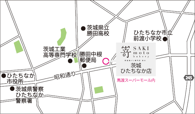 茨城ひたちなか店の地図