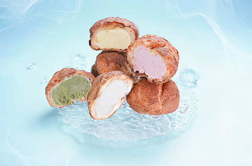 軽やかなパイに、ひんやりアイスを閉じ込めたパイ・シューアイスが登場